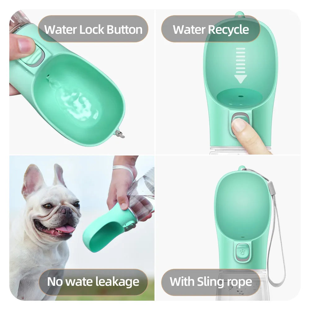 Portable dogs water bottle