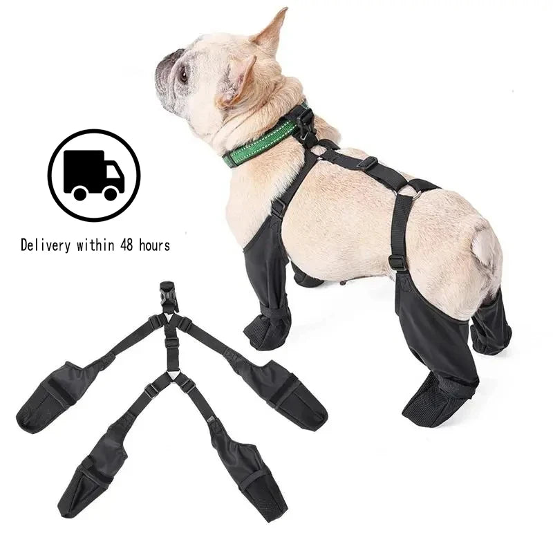 Waterproof Dog Shoes Adjustable Dog Boots Pet Breathbale Shoes for